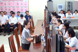 Ghi nhận công tác vận hành tại các xã mới ở Hà Tĩnh trong ngày đầu