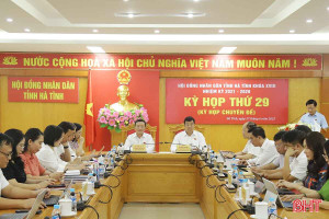 Kỳ họp thứ 29 HĐND tỉnh thông qua nhiều nghị quyết quan trọng
