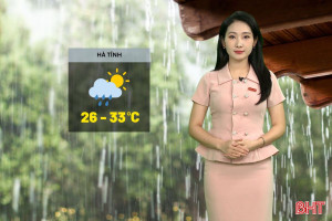 Dự báo thời tiết Hà Tĩnh ngày 25/7: Có mưa rào và dông rải rác, sóng biển cao