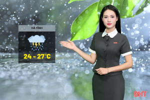 Dự báo thời tiết Hà Tĩnh ngày 26/5: Nhiều khu vực vẫn có mưa to