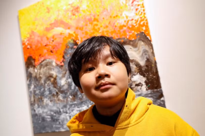 Ngắm các tác phẩm của “thần đồng hội họa Việt Nam” được ví như danh họa Pollock