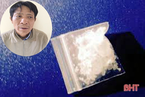 Công an Lộc Hà bắt quả tang 1 đối tượng tàng trữ heroin