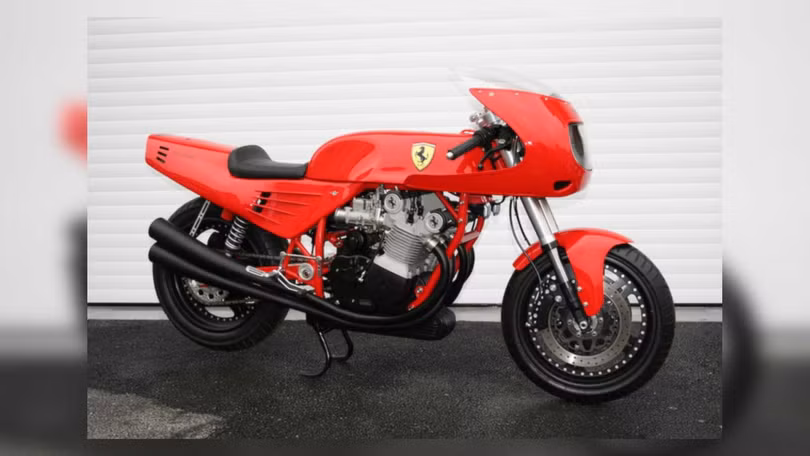 Khám phá chiếc mô tô Ferrari độc nhất thế giới
