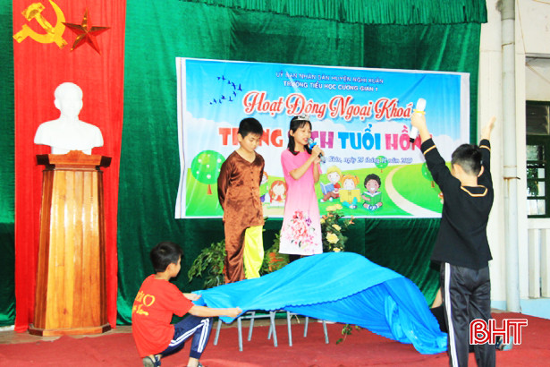 “Trang sách tuổi hồng” ở Nghi Xuân - sân khấu hóa những câu chuyện cổ tích