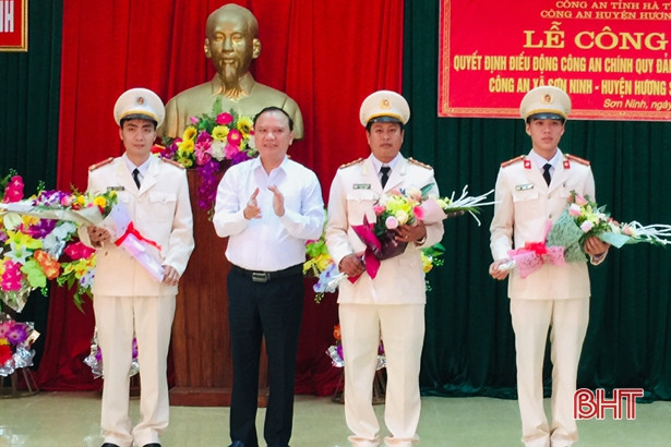 Điều động 11 công an chính quy đảm nhiệm chức danh công an xã