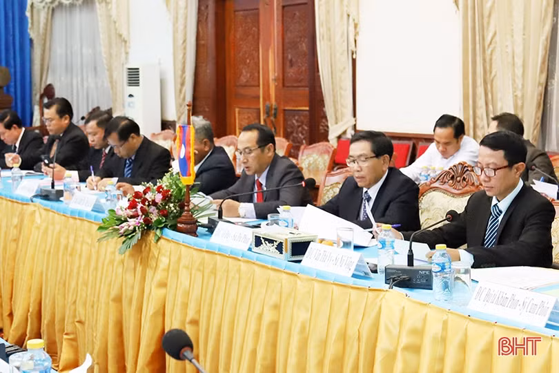 Hà Tĩnh - Khăm Muộn tiếp tục phát huy mối quan hệ hợp tác, cùng phát triển