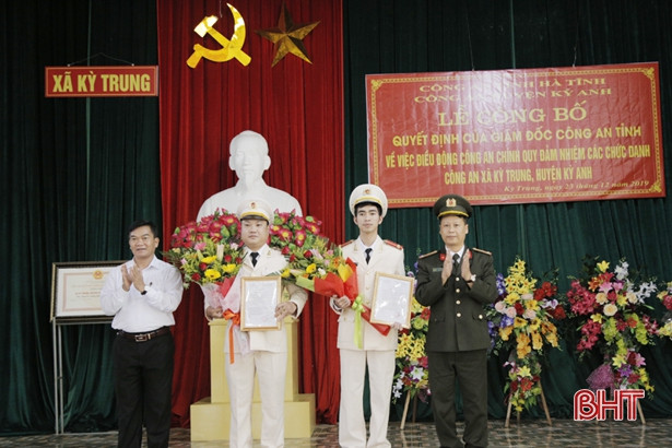 Điều động 11 công an chính quy đảm nhiệm chức danh công an xã