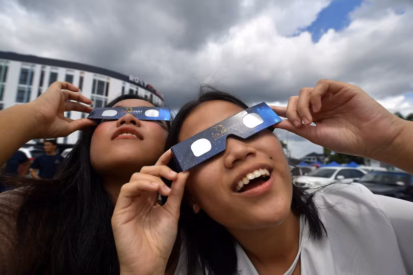 Nhật thực ‘vòng tròn lửa’ xuất hiện khắp châu Á