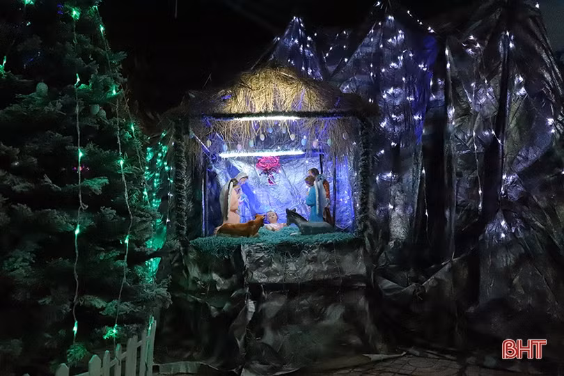 Nghi Xuân rực rỡ ánh đèn đón Giáng sinh