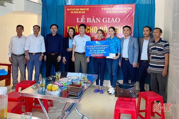 210 triệu đồng hỗ trợ xây nhà ở cho 3 hộ nghèo khó ở Nghi Xuân