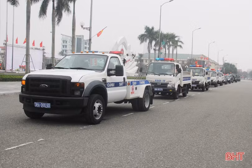 Hà Tĩnh ra quân trấn áp tội phạm, đảm bảo ATGT dịp Tết Nguyên đán Canh Tý 2020