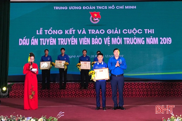 Hà Tĩnh giành 2 giải Cuộc thi “Dấu ấn tuyên truyền viên bảo vệ môi trường”