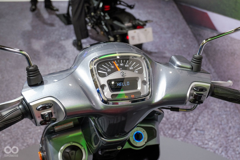 Xe ga Suzuki Saluto 125 ra mắt - kiểu dáng cổ điển, trang bị smartkey