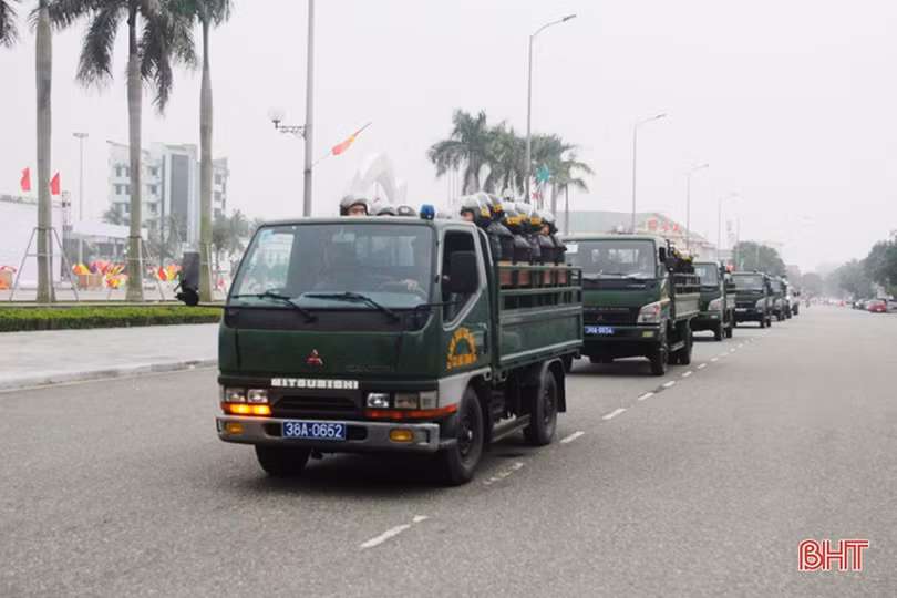 Hà Tĩnh ra quân trấn áp tội phạm, đảm bảo ATGT dịp Tết Nguyên đán Canh Tý 2020