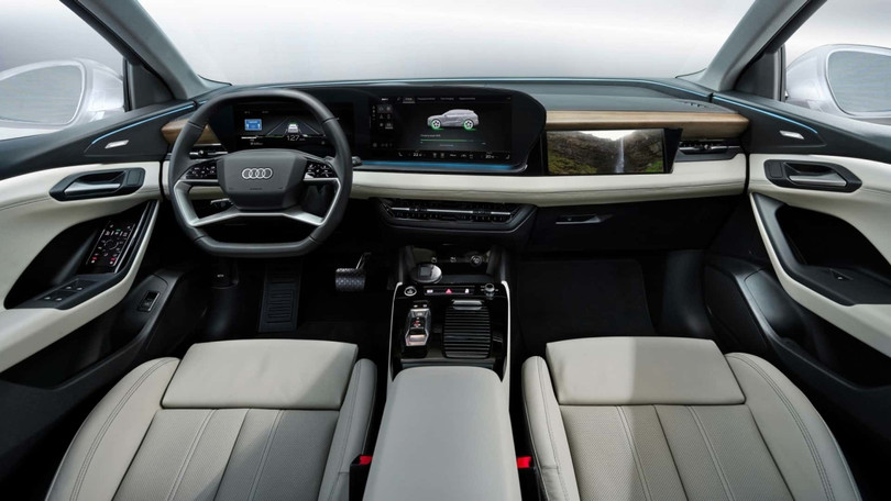 Audi Q6 e-tron lộ thiết kế nội thất