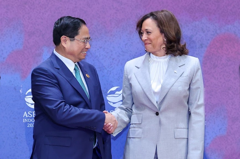 Thủ tướng Phạm Minh Chính gặp Phó Tổng thống Hoa Kỳ Kamala Harris