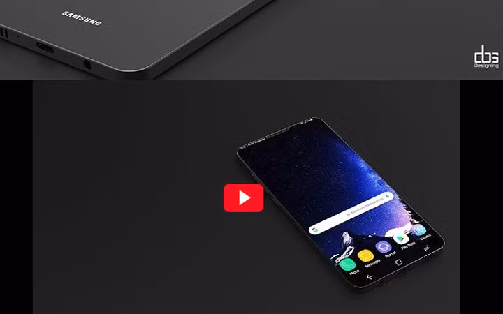 y tuong thiet ke galaxy s9 voi man hinh tran canh