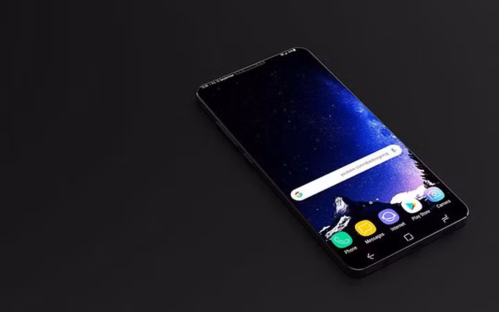 y tuong thiet ke galaxy s9 voi man hinh tran canh