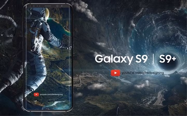 y tuong thiet ke galaxy s9 voi man hinh tran canh