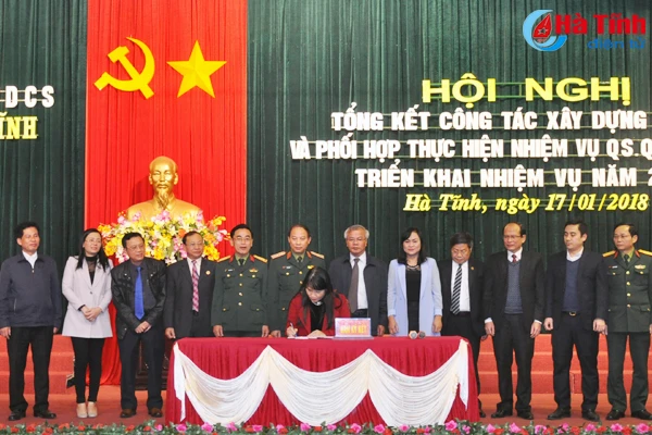 phoi hop thuc hien tot nhiem vu quan su quoc phong nam 2018