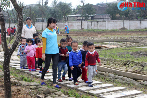 can canh ngoi truong mam non hien dai nhat phia nam ha tinh