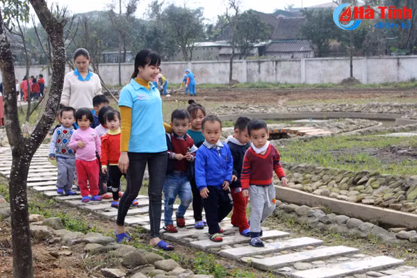 can canh ngoi truong mam non hien dai nhat phia nam ha tinh