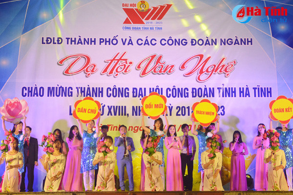 da hoi van nghe mung thanh cong dai hoi cong doan ha tinh