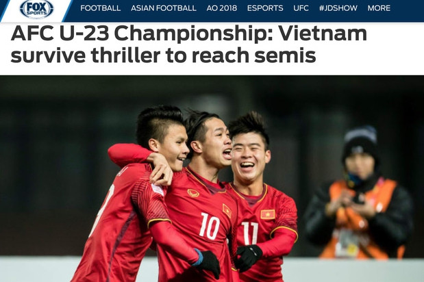 truyen thong quoc te het loi ngoi ca chien tich lich su cua u23 viet nam