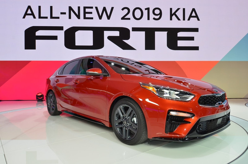 Kia Forte thế hệ mới được ra mắt tại Detroit Auto Show 2018. Ảnh: Carscoops. 5 trien lam oto danh gia nhat the gioi