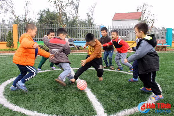 can canh ngoi truong mam non hien dai nhat phia nam ha tinh