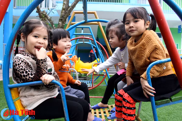 can canh ngoi truong mam non hien dai nhat phia nam ha tinh