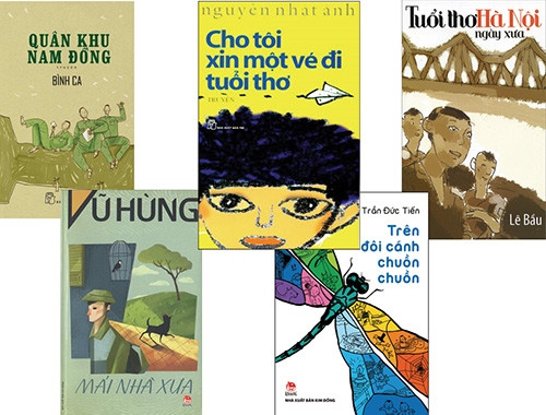 Một số tác phẩm về tuổi thơ tiêu biểu của các nhà văn Ảnh: TL Một số tác phẩm về tuổi thơ tiêu biểu của các nhà văn Ảnh: TL