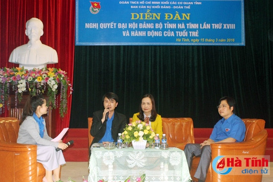"Nghị quyết Đại hội Đảng bộ tỉnh và hành động của tuổi trẻ” ảnh 1