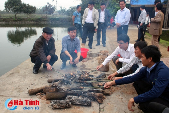 ….và thành quả “cây nhà, lá vườn”.