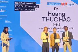 Lần đầu tiên kiến trúc sư Việt Nam đoạt giải kiến trúc bền vững toàn cầu