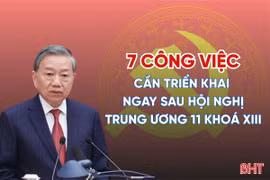 [Motion Graphics] 7 công việc cần triển khai ngay sau Hội nghị Trung ương 11