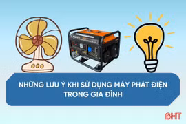 [Motion Graphics] Những lưu ý khi sử dụng máy phát điện trong gia đình