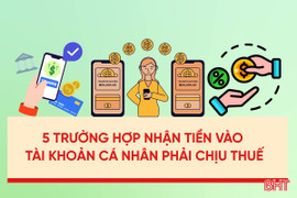 [Motion Graphics] 5 trường hợp nhận tiền vào tài khoản cá nhân phải chịu thuế