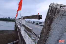 Cầu Hải Ninh xuống cấp, không đáp ứng nhu cầu lưu thông