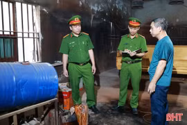 Ngõ hẹp, xưởng kín, vật liệu dễ cháy, làng mộc Thái Yên đối mặt nguy cơ hỏa hoạn