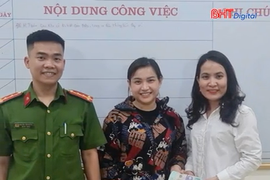 Nhặt được số tiền lớn, người phụ nữ tìm trả lại người mất 