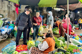 Nguồn cung dồi dào, giá rau xanh tại Hà Tĩnh giảm mạnh