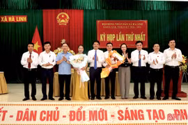 Trưởng ban Nội chính Tỉnh ủy dự Kỳ họp thứ nhất HĐND xã Hà Linh