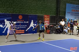 Sôi nổi Giải Pickleball Khối thi đua các trường đại học, cao đẳng ở Hà Tĩnh