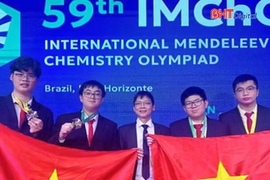Việt Nam giành 4 huy chương tại kỳ thi Olympic Hóa học Quốc tế 