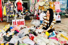 Thời trang Hà Tĩnh giảm giá mạnh thời điểm giao mùa
