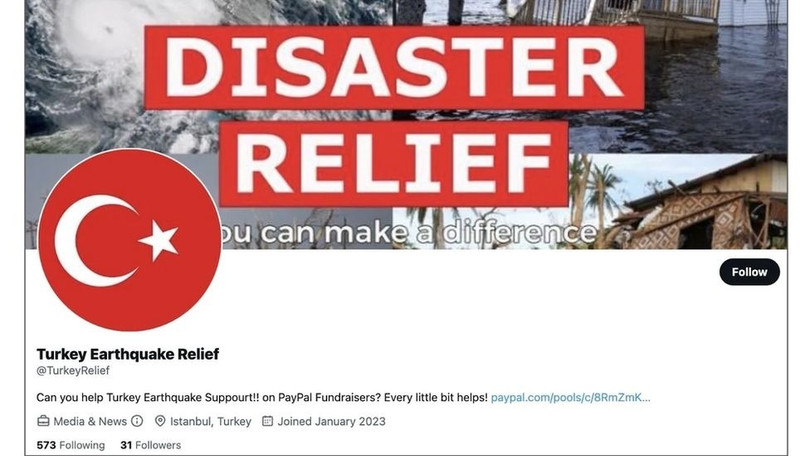 Nở rộ nạn lừa đảo quyên góp tiền cứu trợ Thổ Nhĩ Kỳ và Syria