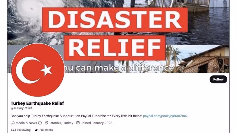 Nở rộ nạn lừa đảo quyên góp tiền cứu trợ Thổ Nhĩ Kỳ và Syria