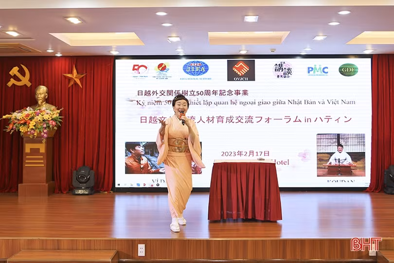 120 học sinh, sinh viên Hà Tĩnh tham gia giao lưu văn hóa Việt - Nhật