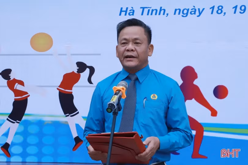 Khởi tranh Giải Bóng chuyền nam, nữ Công đoàn ngành Y tế Hà Tĩnh